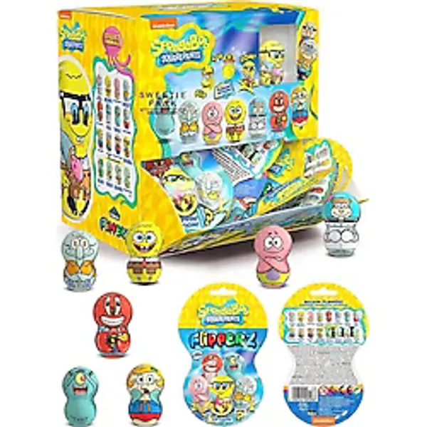 Relkon Flipperz Sünger Bob Süngerbob Spongebob Sponge Bob Hacıyatmaz Lisanslı Figürlü Oyuncaklı Şekerleme