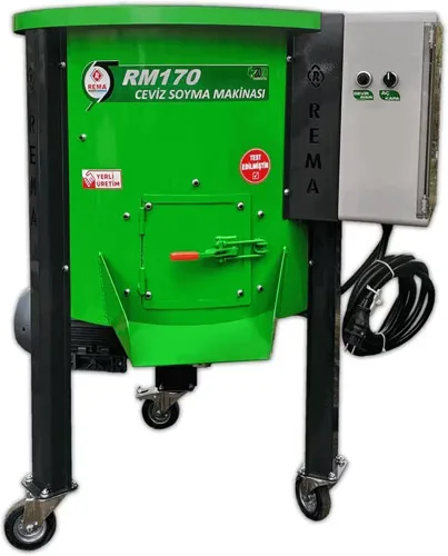 Rema RM170 90 kg 170 lt 220 V Devir Ayarlı Ceviz Soyma Makinesi