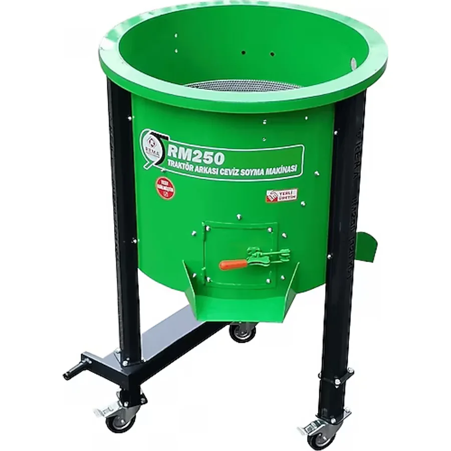 Rema RM250 120 kg 250 lt Traktör Arkası Ceviz Soyma Makinesi