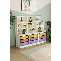 Remaks Sinous 9 Sepetli Çok Amaçlı Oyuncak Dolabı Mavi
