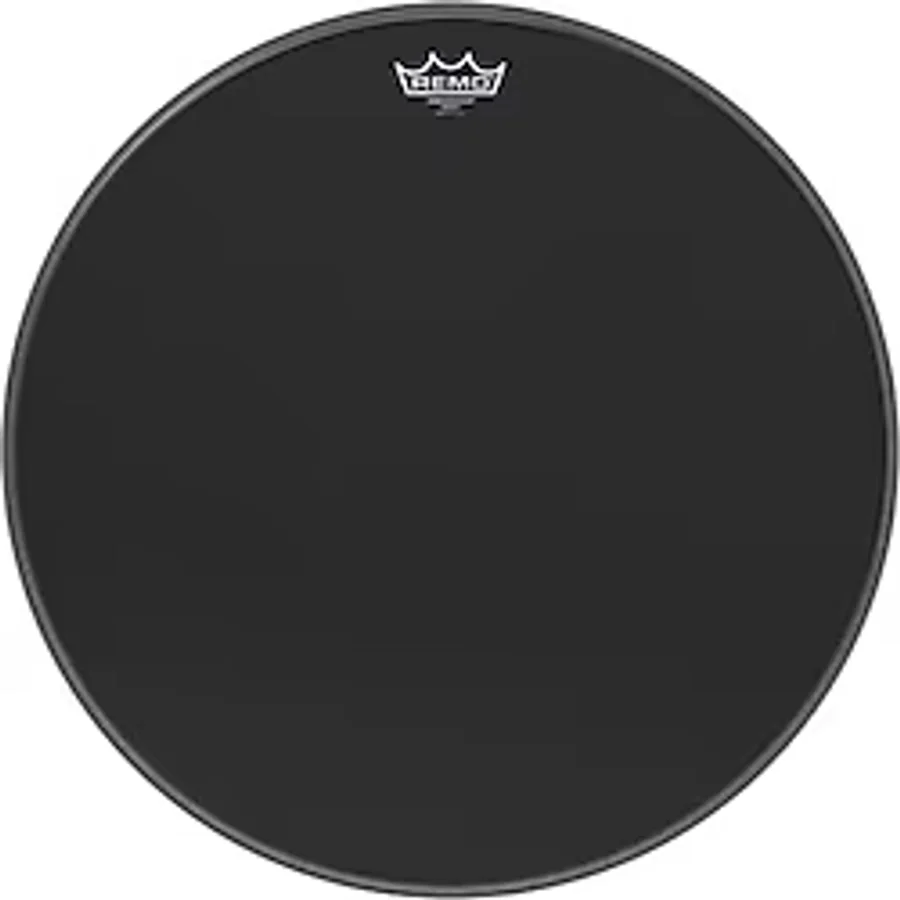 REMO ES-1022-00 22 inç AMBASSADOR EBONY Bas Davul Derisi