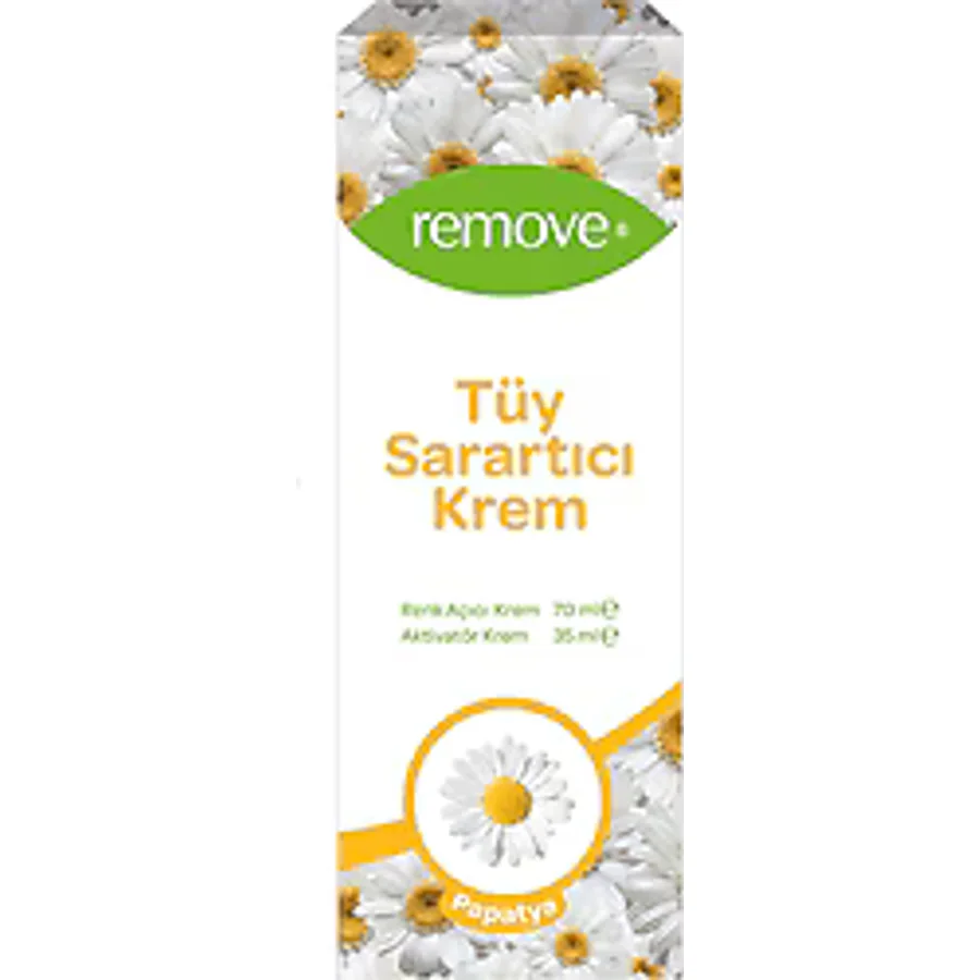 Remove Tüy Sarartıcı Krem Papatya 70 ml + 35 ml