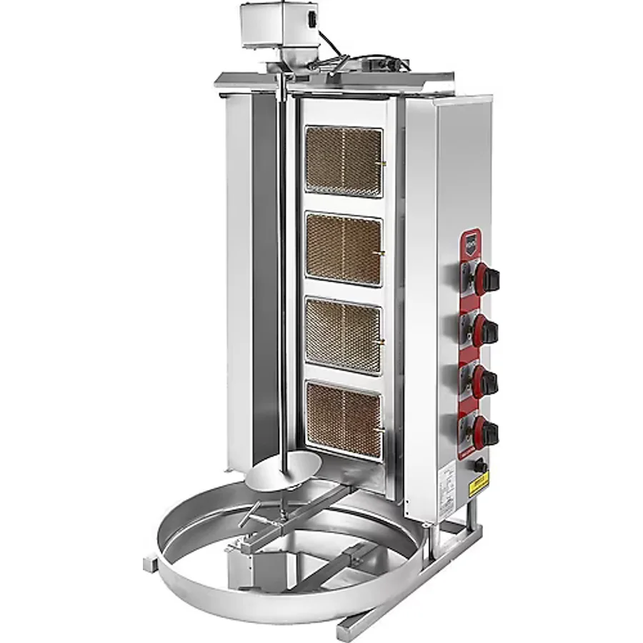 Remta D08(M) 4 Radyanlı Üstten Motorlu Gazlı Döner Ocağı