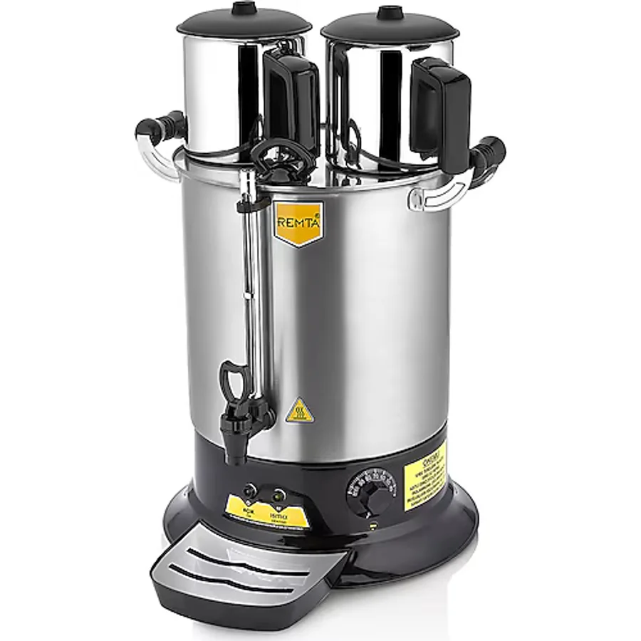 Remta PT14 Platin Çift Demlikli 17 lt Çay Makinesi