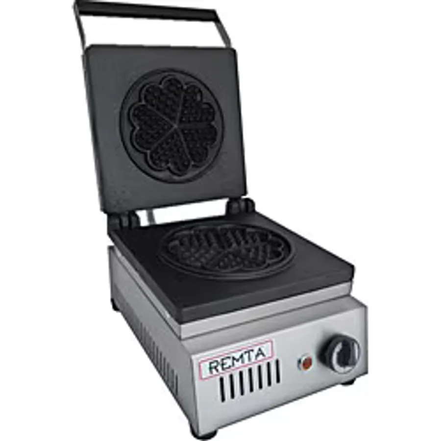 Remta W11 16 cm Çiçek Model Sanayi Tipi Waffle Makinesi