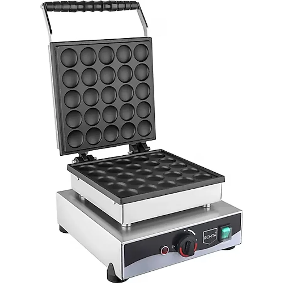 Remta W22 Tekli Kapaklı Yuvarlak Bubble Waffle Makinesi