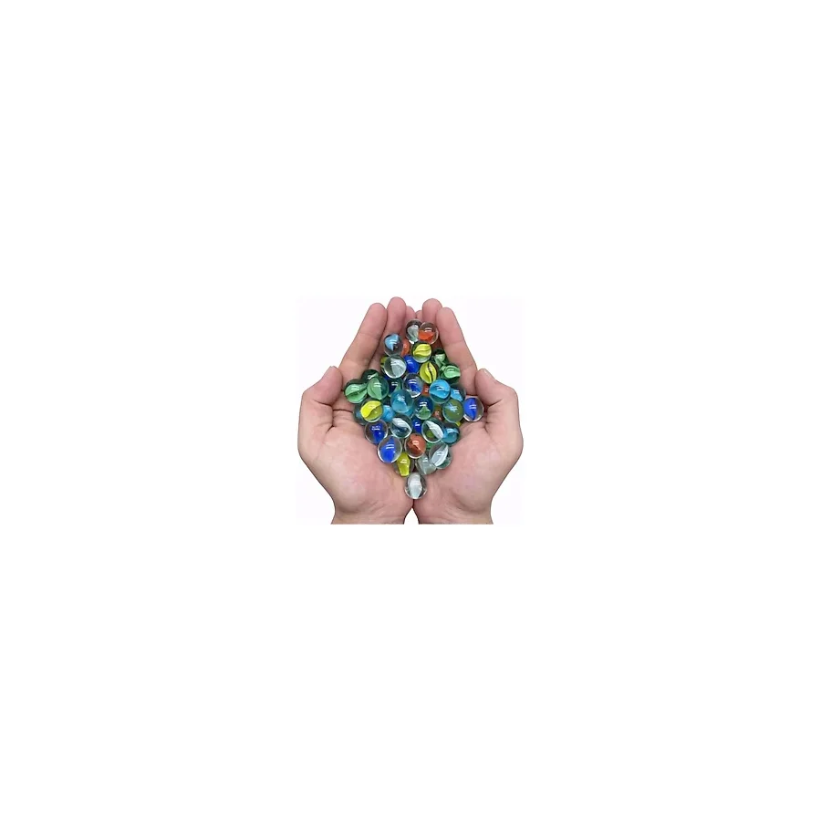 Renkli Cam Misket Bilye Glass Marbles Bilya 80 Ad