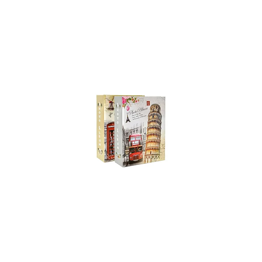 Renkli Desenli 100'lük 10x15cm. Promosyon Fotoğraf Albümü Eyfel Kulesi