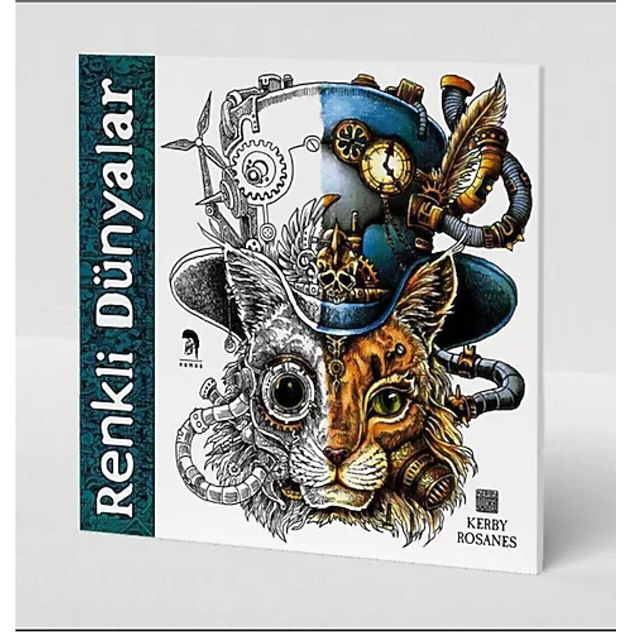 Renkli Dünyalar - Yetişkinler İçin Boyama Kitabı - Kerby Rosanes
