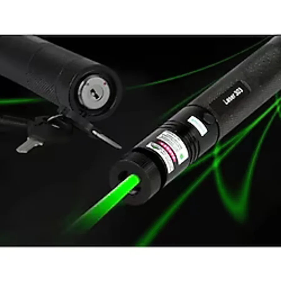 Rennway Yeşil Şarjlı Lazer Pointer 5000Mw (Yakıcı)