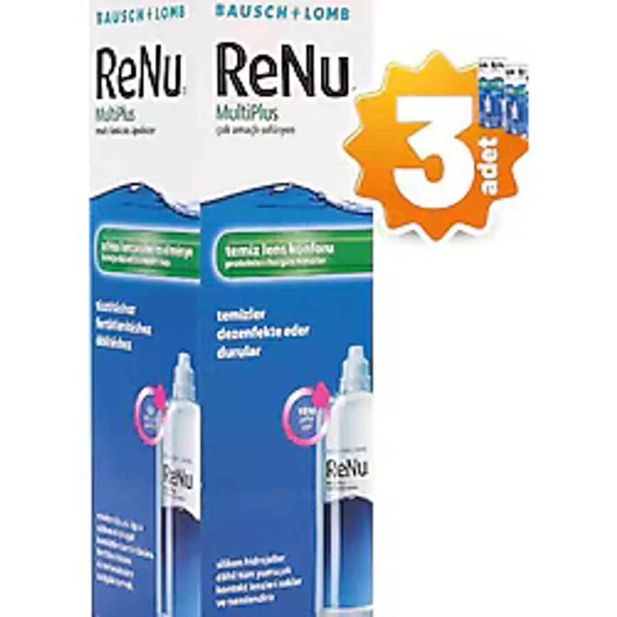 ReNu Multiplus Çok Amaçlı Lens Solüsyonu 360 ml 3 Adet