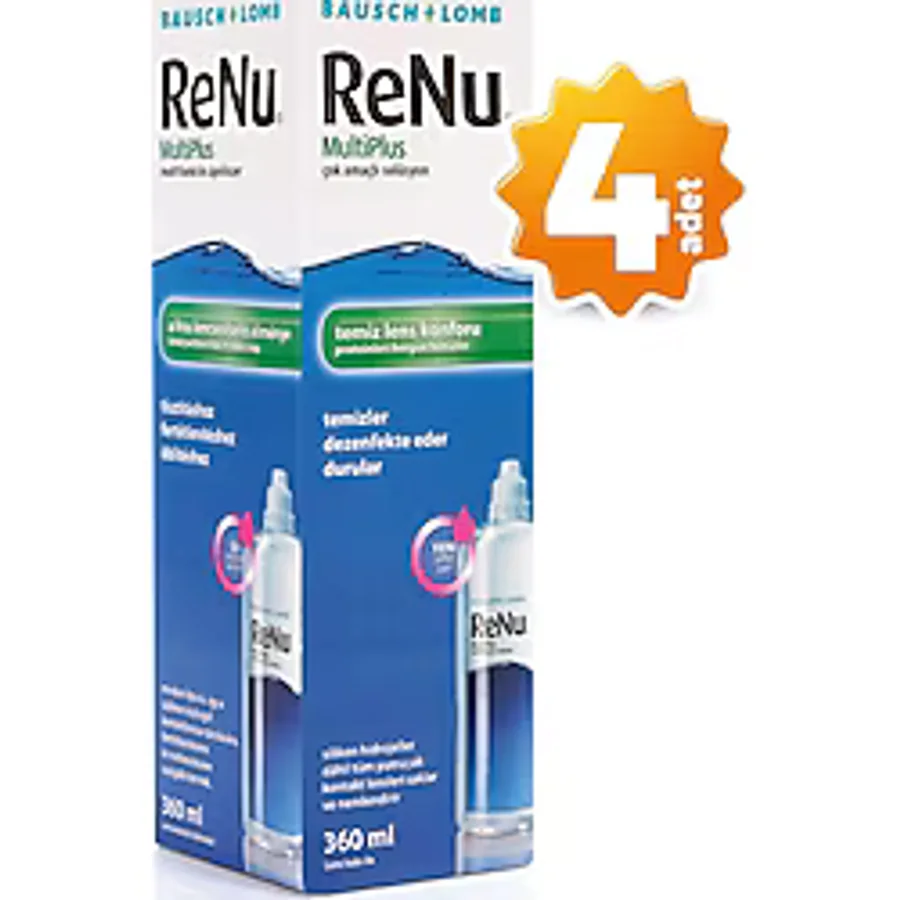 ReNu Multiplus Çok Amaçlı Lens Solüsyonu 360 ml 4 Adet