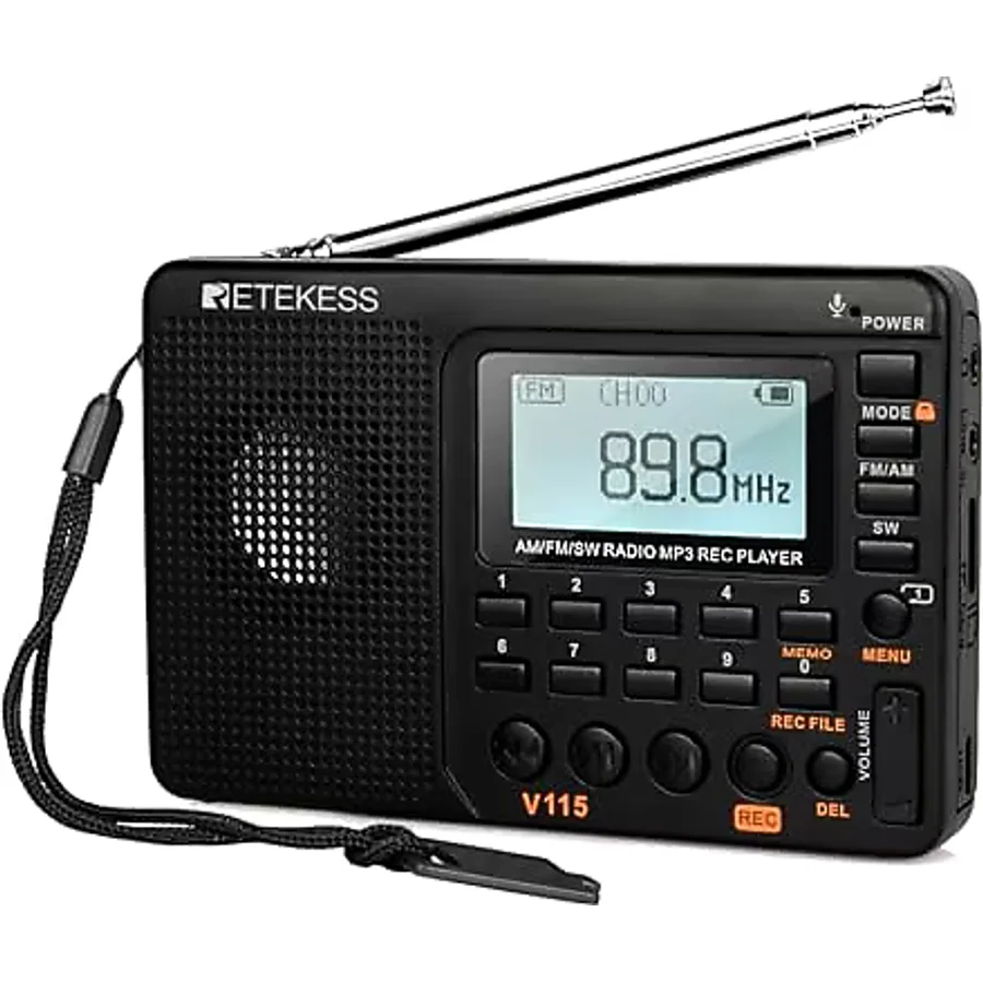 Retekess V115 Dijital Radyo AM FM Dijital Radyo