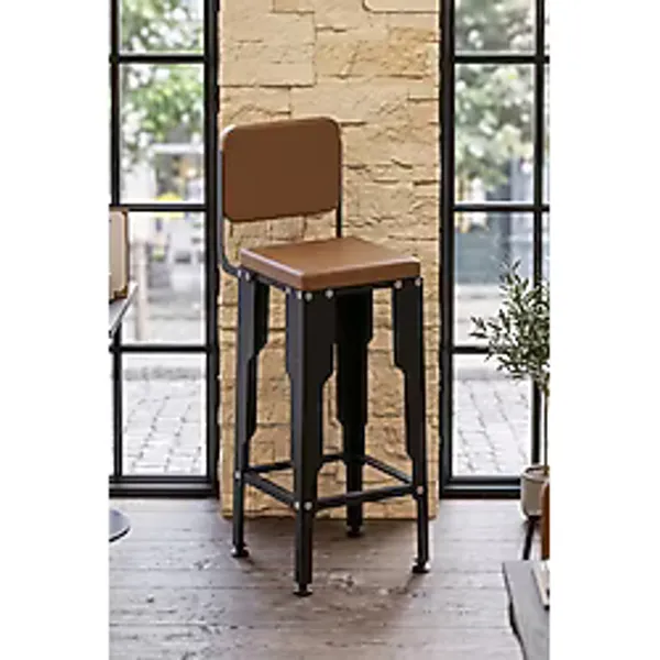 Retodesign Lotus Bar Sandalyesi 9010 Siyah