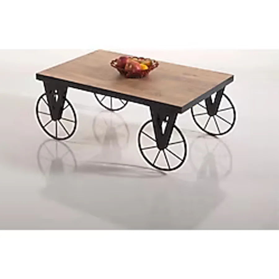 Retodesign Tekerlekli Orta Sehpa
