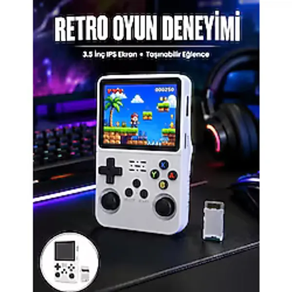 Retro El Konsolu - Gelişmiş Donanım ve Özelleştirilebilir Yazılım Yapısı Yeni Nesil