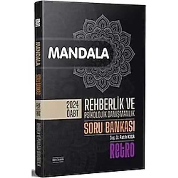 Retro Yayıncılık MEB AGS ÖABT Rehberlik ve Psikolojik Danışmanlık Mandala Soru Bankası