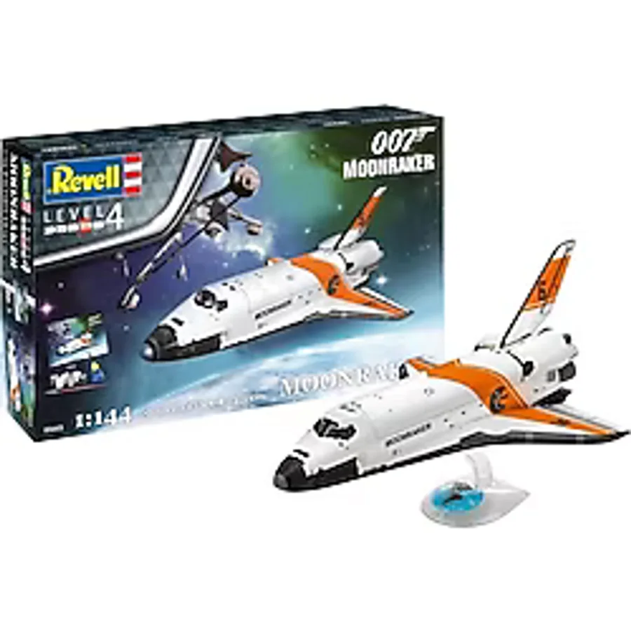 Revell 1:144 Gift Set James Bond Moonraker Space Shuttle 05665 Maket