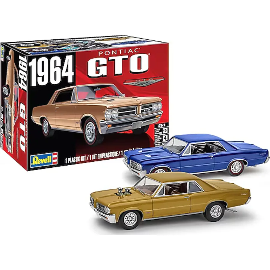 Revell 1:24 '64 Pontiac GTO 2'N 1 14574 Maket Seti