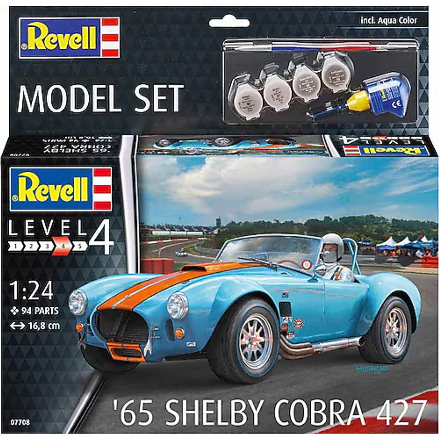 Revell 1:24 65 Shelby Cobra 427 07708 Maket Seti