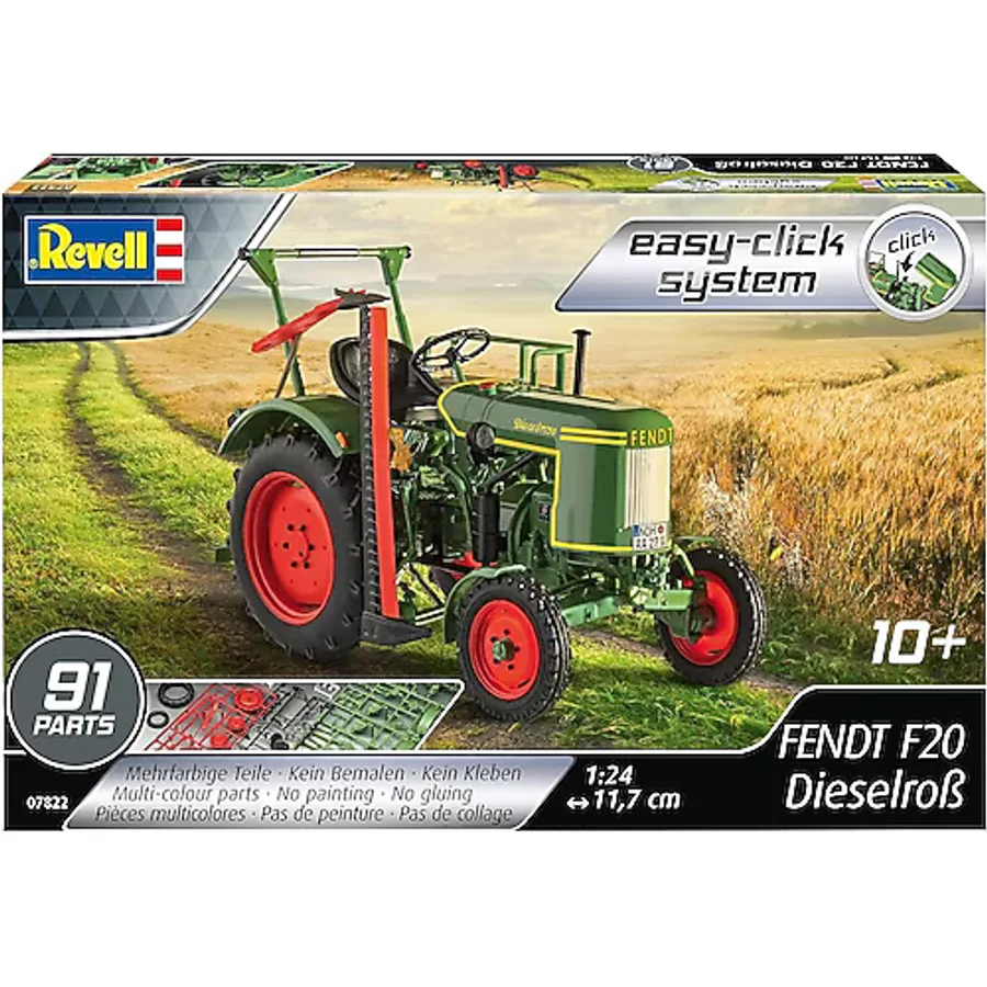 Revell 1:24 Fendt F20 Dieselross Traktör 07822 Maket Kiti
