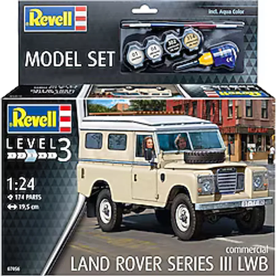 Revell 1:24 Land Rover Series III LWB 07056 Maket Seti