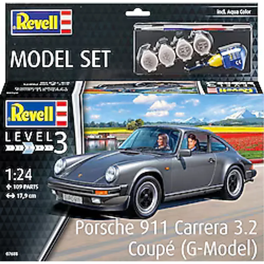Revell 1:24 Porsche 911 Carrera 3.2 Coupe 07688 Maket Seti