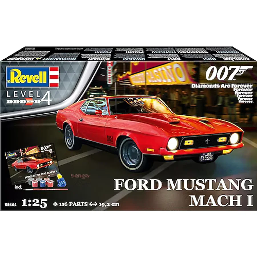Revell 1:25 James Bond Ford Mustang Mach 1 05664 Maket Seti
