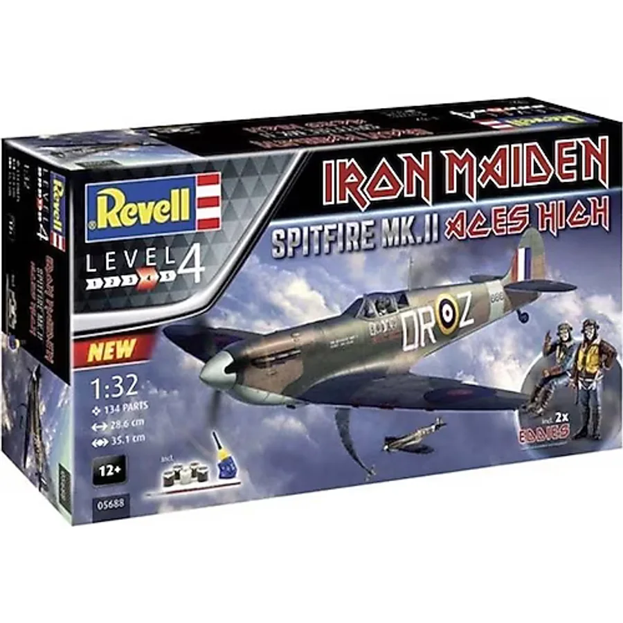 Revell 1:32 Iron Maiden Spitfire MK.II 05688 Maket Kiti