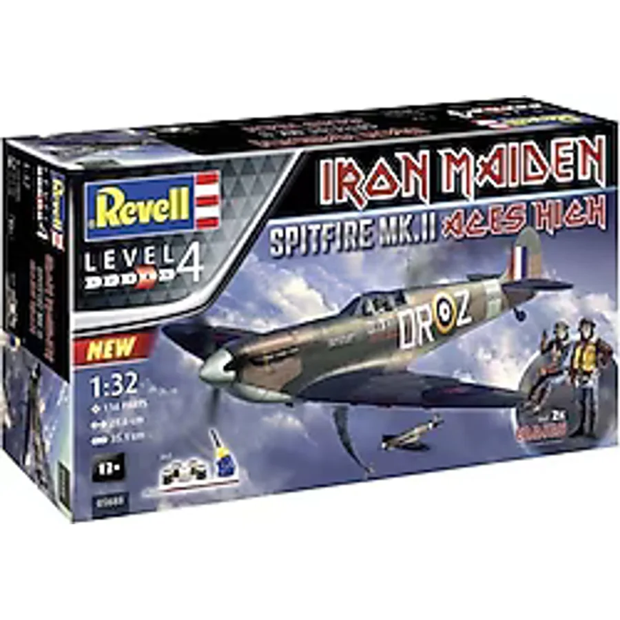 Revell 1:32 Iron Maiden Spitfire MK.II 05688 Maket Kiti