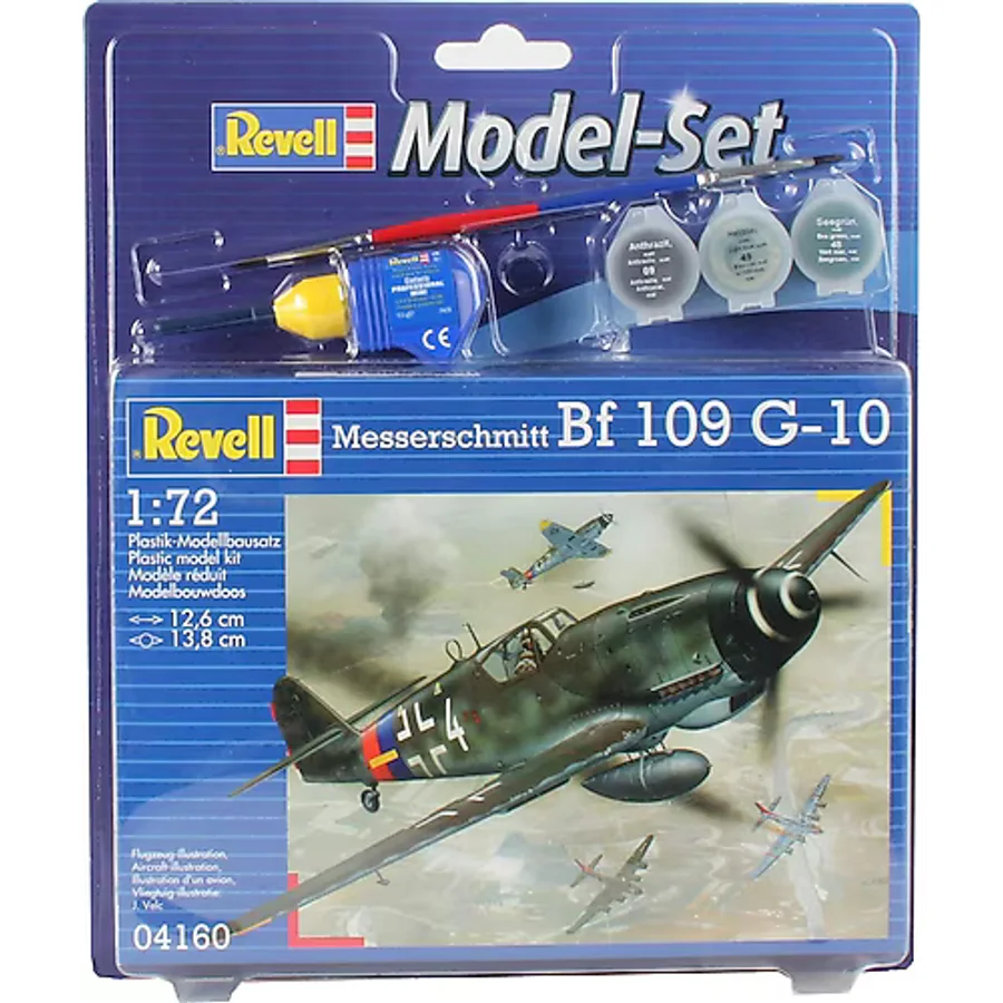 Revell 1:72 Messerschmitt BF-109 G-10 04160 Maket Seti