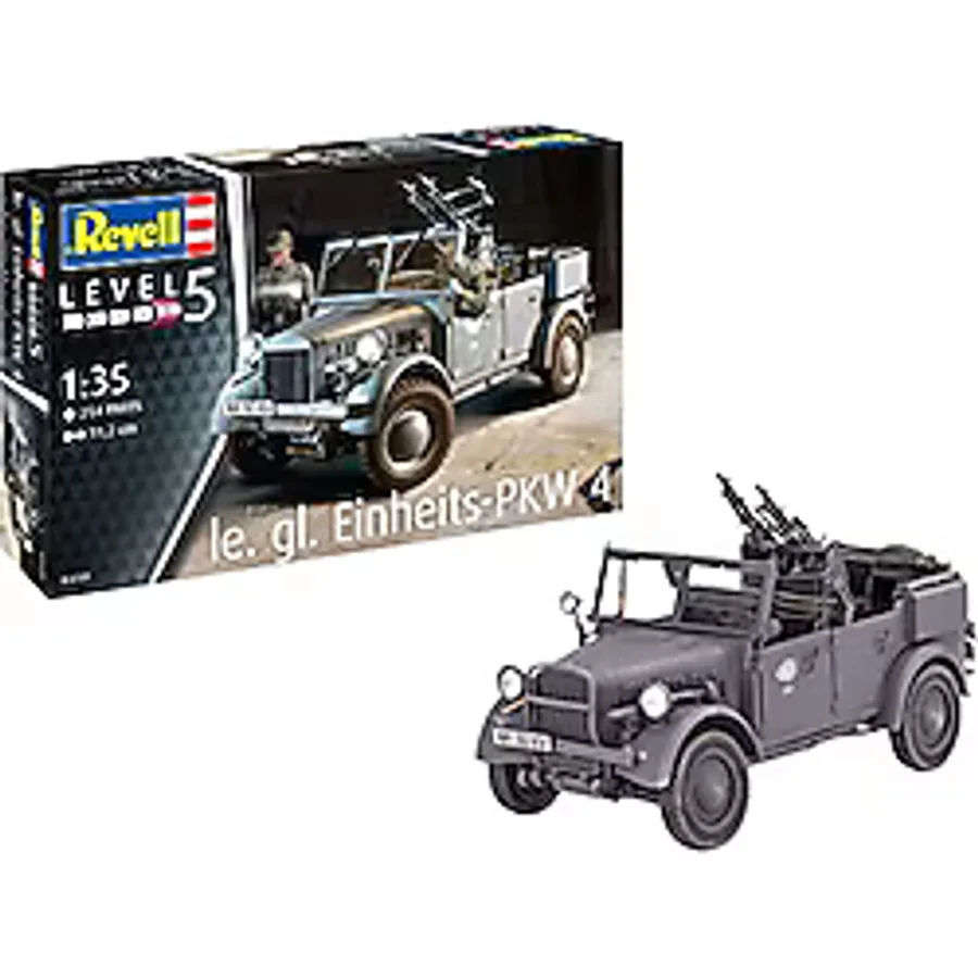 Revell Model Kit Askeri Araçlar le gl Einheits PKW 4 03339