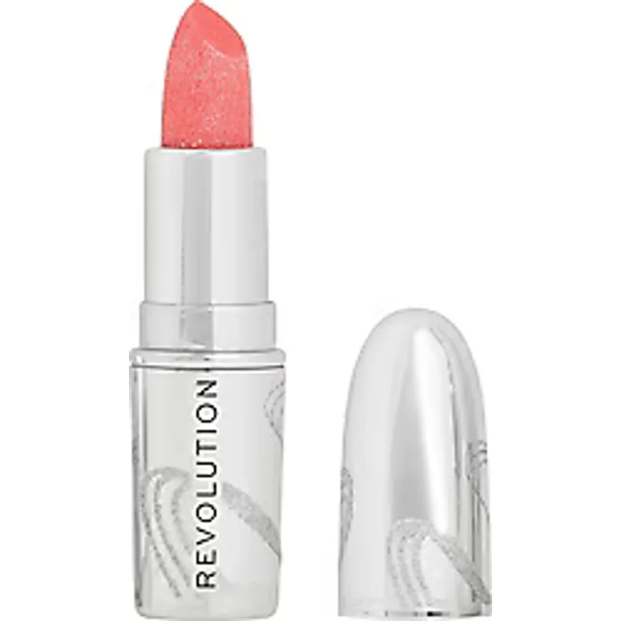 Revolution Metallic Muse Glitter Baby Pink Ruj