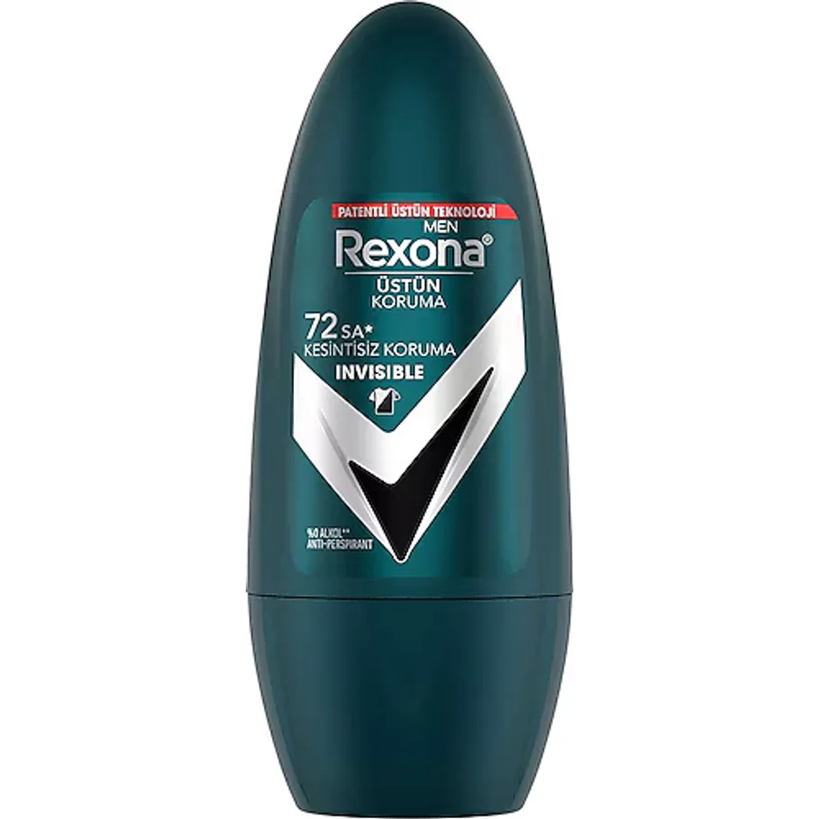 Rexona Men Invisible Black & White 50 ml Erkek Roll-On Deodorant