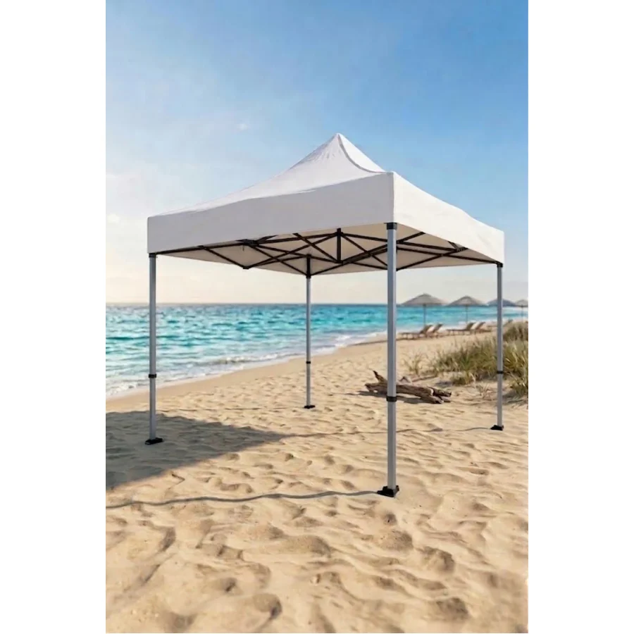 Reyo 3x3 Bagaj Boy Premium Krem Katlanır Çardak (115cm)