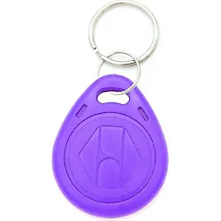 RFID Tekrar Yazılabilir Keyfob Mor 125 Khz EM4305 T5577 Anahtarlık Göstergeç Writable Tag