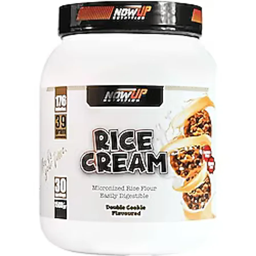 Rice Cream - 1500 GR - Double Cookie Aromalı Pirinç Kreması - Karbonhidrat Kaynağı - Düşük Yağlı, Kolay Sindirilebilir 30 Servis