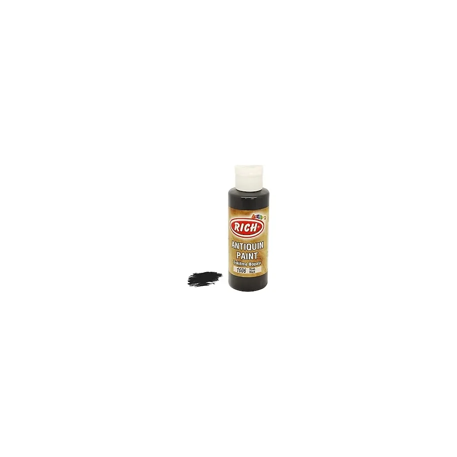 Rich 1606 Siyah 120 ml Eskitme Ahşap Boyası