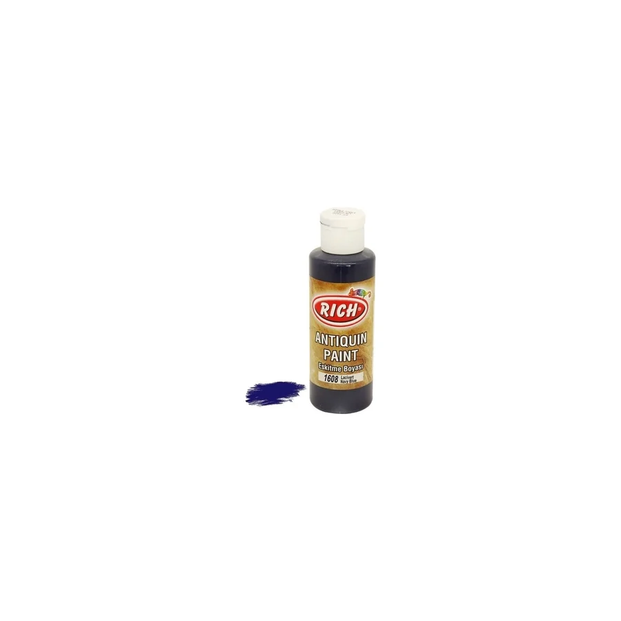 Rich Antiquin Eskitme Ahşap Boyası 130 Ml 1608 Lacivert