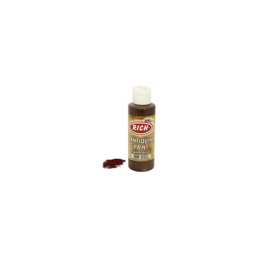 Rich Antiquing Paint Eskitme Ahşap Boyası 120 Cc. 1600 Kızıl Kahve
