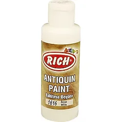 Rich Antiquing Paint Eskitme Ahşap Boyası 120 cc. 1616 Beyaz