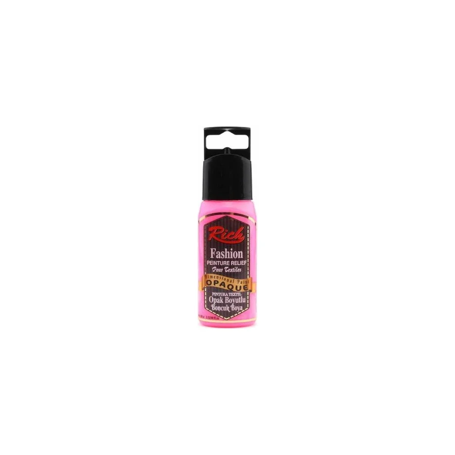 Rich Boyutlu Boncuk Boya 60 ml. 008 NEON PEMBE