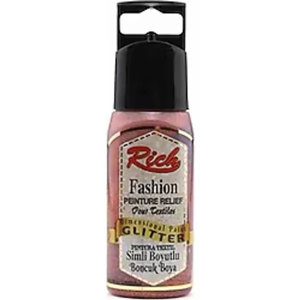 Rich Boyutlu Boncuk Boya 60 Ml. 958 Simli Bronz