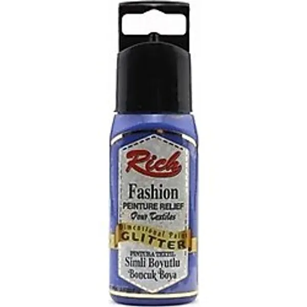 Rich Boyutlu Boncuk Boya 60 Ml. 966 Simli Mavi