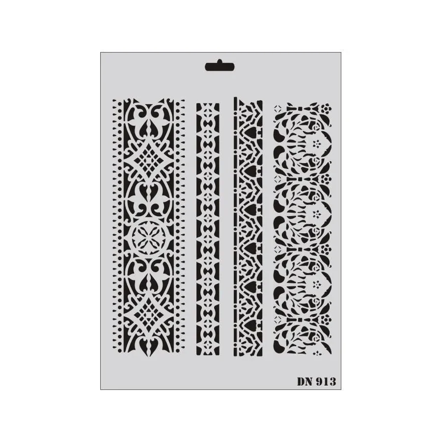 Rich Dantel Seri DN-913 Stencil 35x25 cm
