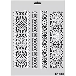 Rich Dantel Seri DN-913 Stencil 35x25 cm