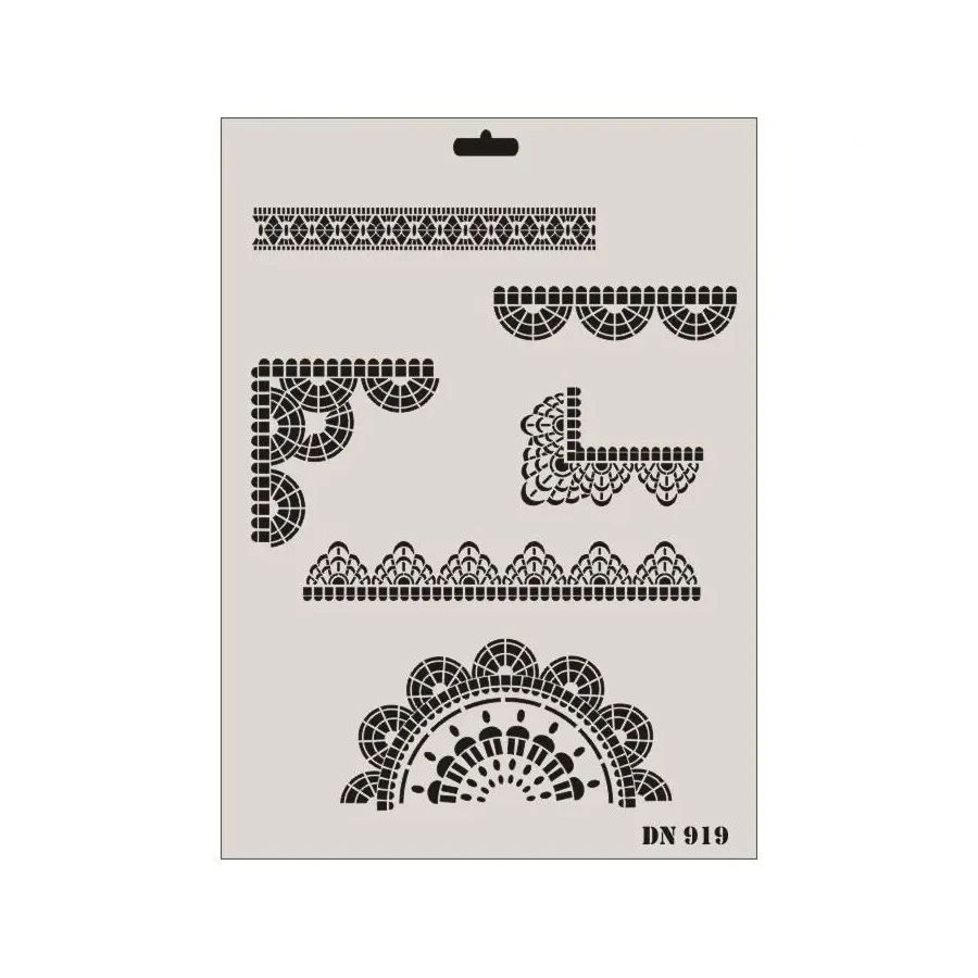 Rich Dantel Seri DN-919 Stencil 35x25 cm
