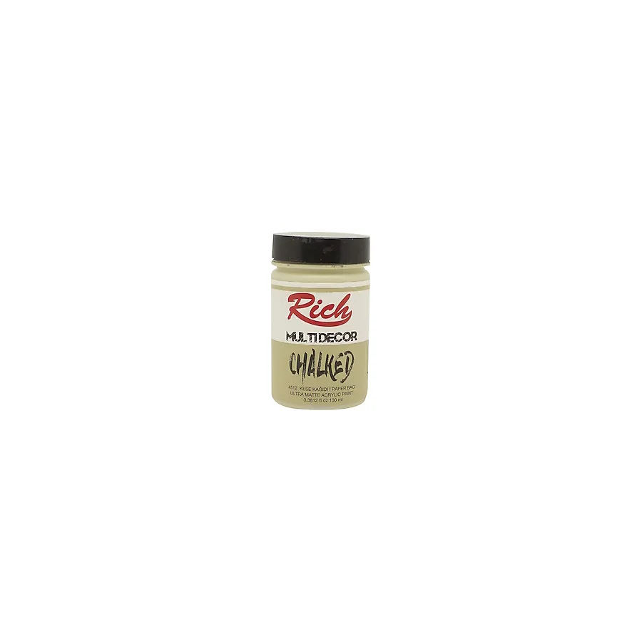 Rich Multi Decor Chalked Ultra Mat 100 cc 4512 Kese Kağıdı Akrilik Boya
