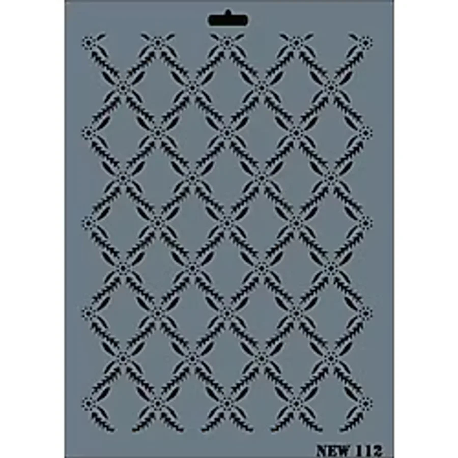 Rich New Seri N-112 Stencil 35x25 cm