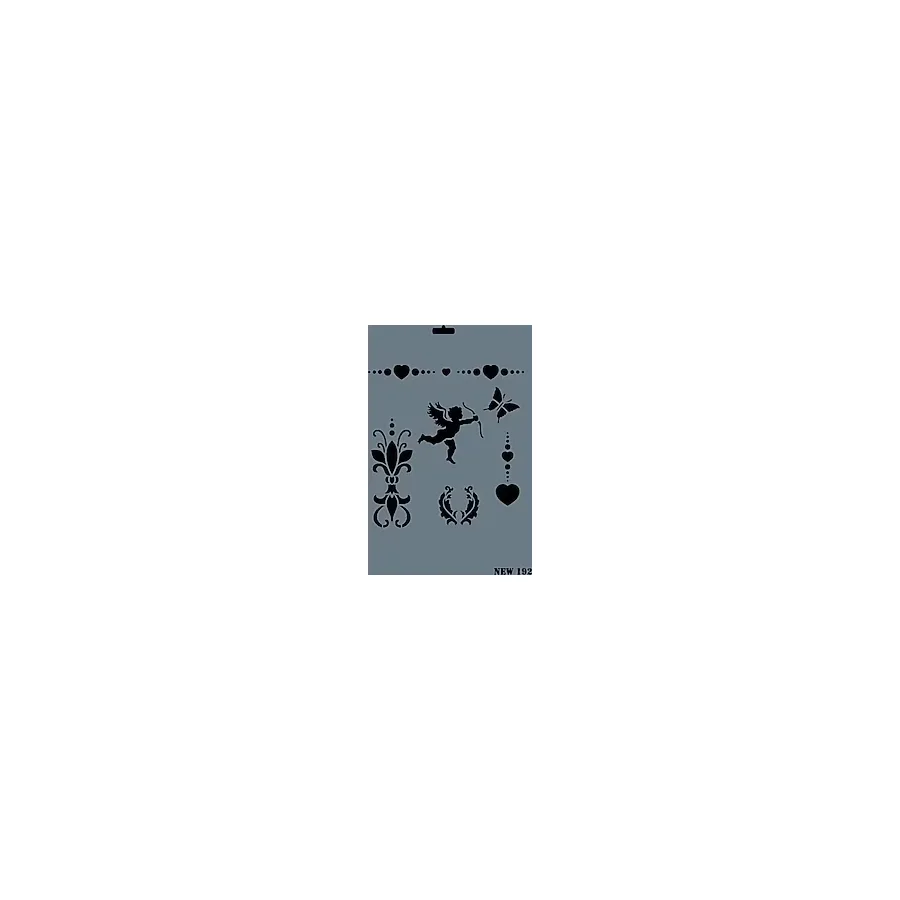 Rich New Seri N-192 Stencil 35x25 cm